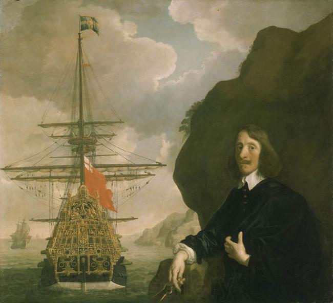 Sir Peter Lely Peter Pett and the Sovereign of the Seas.